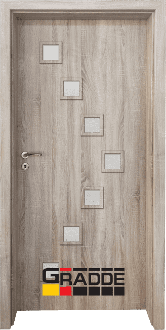Интериорна врата Gradde Zwinger, цвят дъб вераде