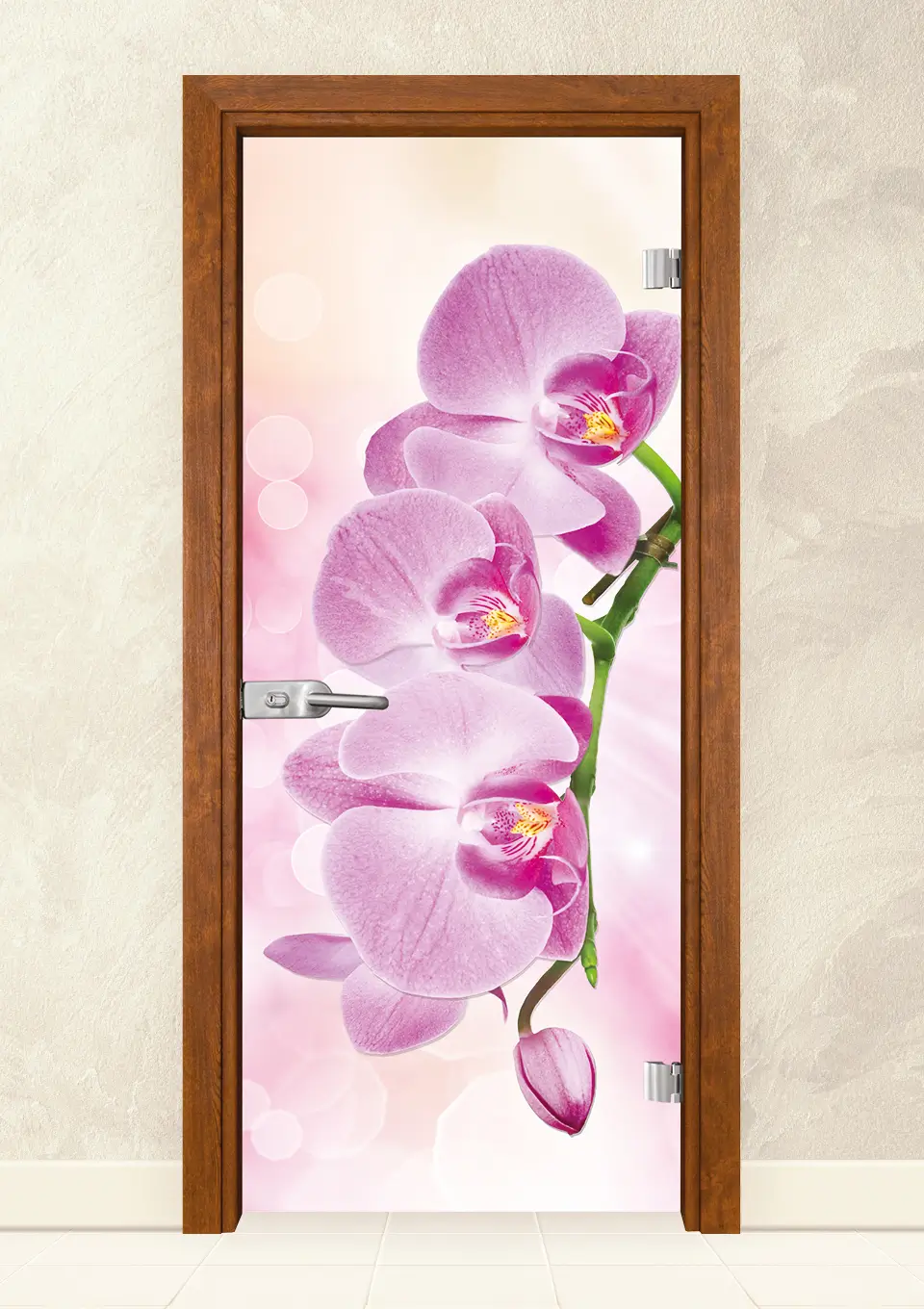 staklena-vrata-print-g-13-3-pink-zlaten-dab Стъклена интериорна врата Print G 13-3 Pink Златен Дъб