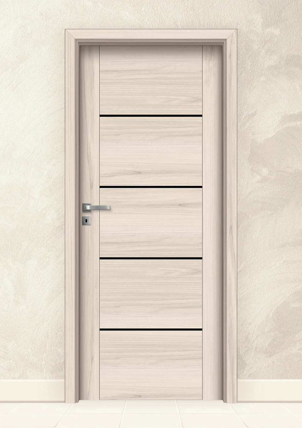 Интериорна врата Invado Aristo модел 5 Santinato Glass, Spring Oak