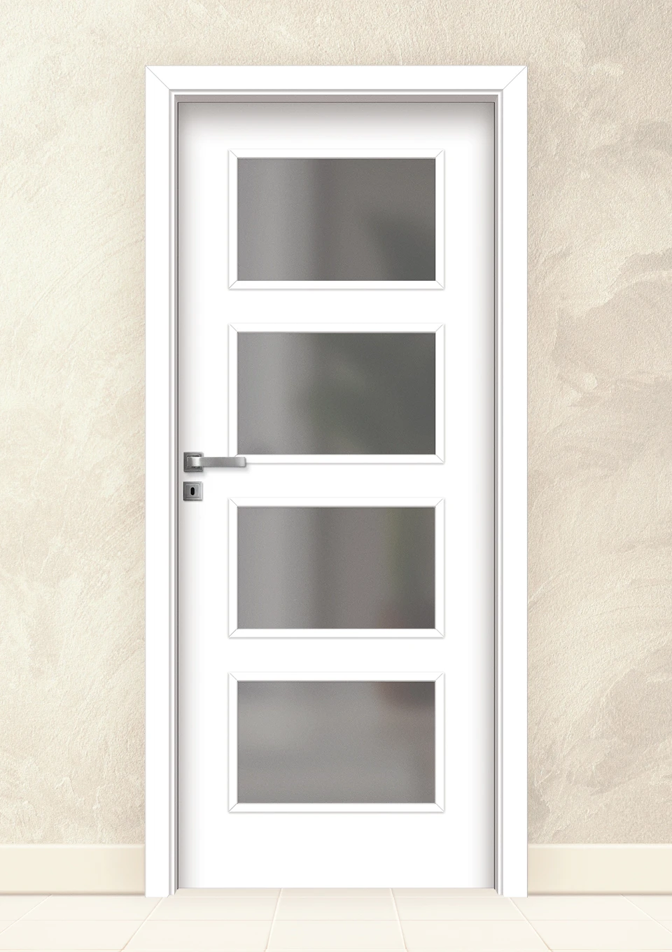 Интериорна врата Invado Merano модел 5, Lindo White